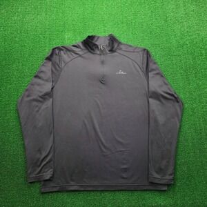 Paradox Quarter Zip Sweatshirt Mens Large Black Performance Pullover Active
